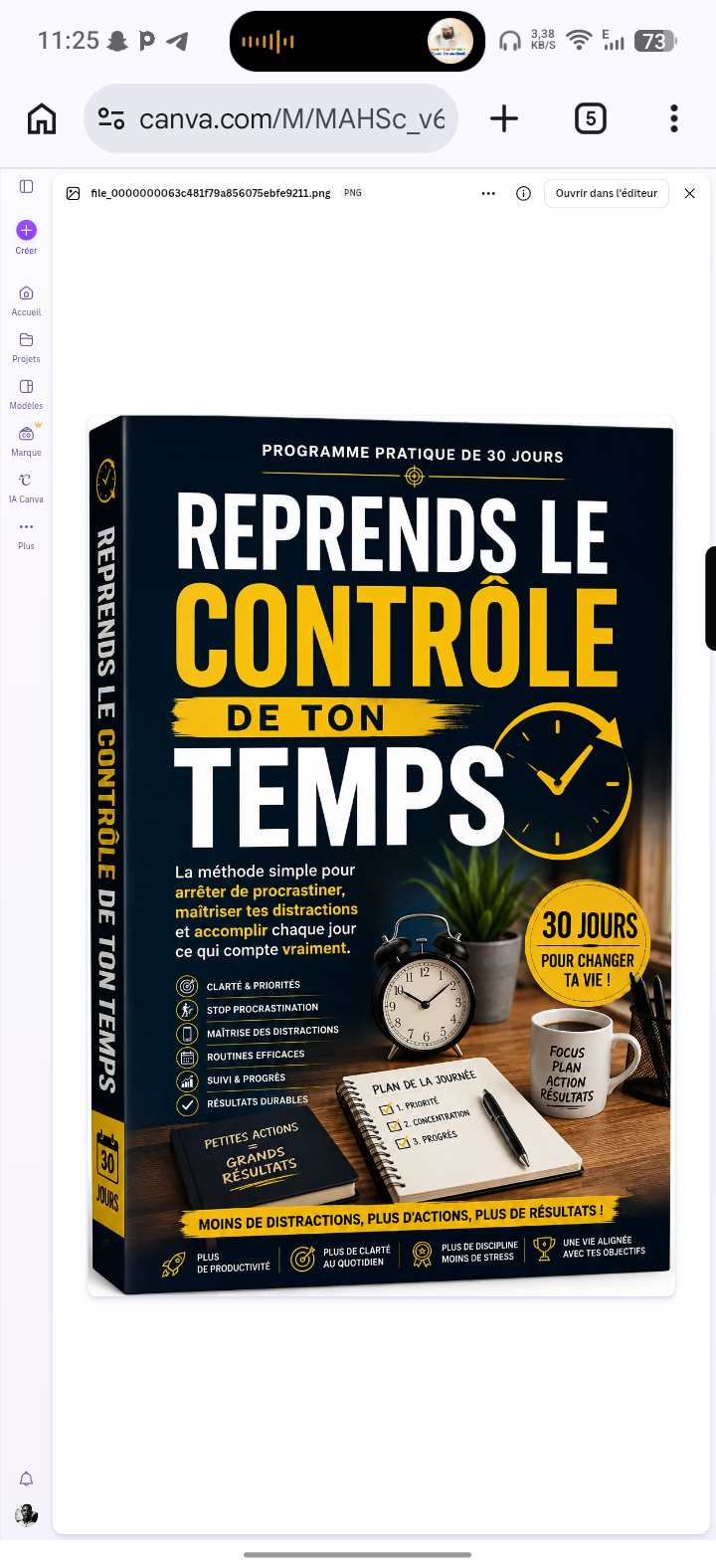 Reprends le contrôle de ton temps