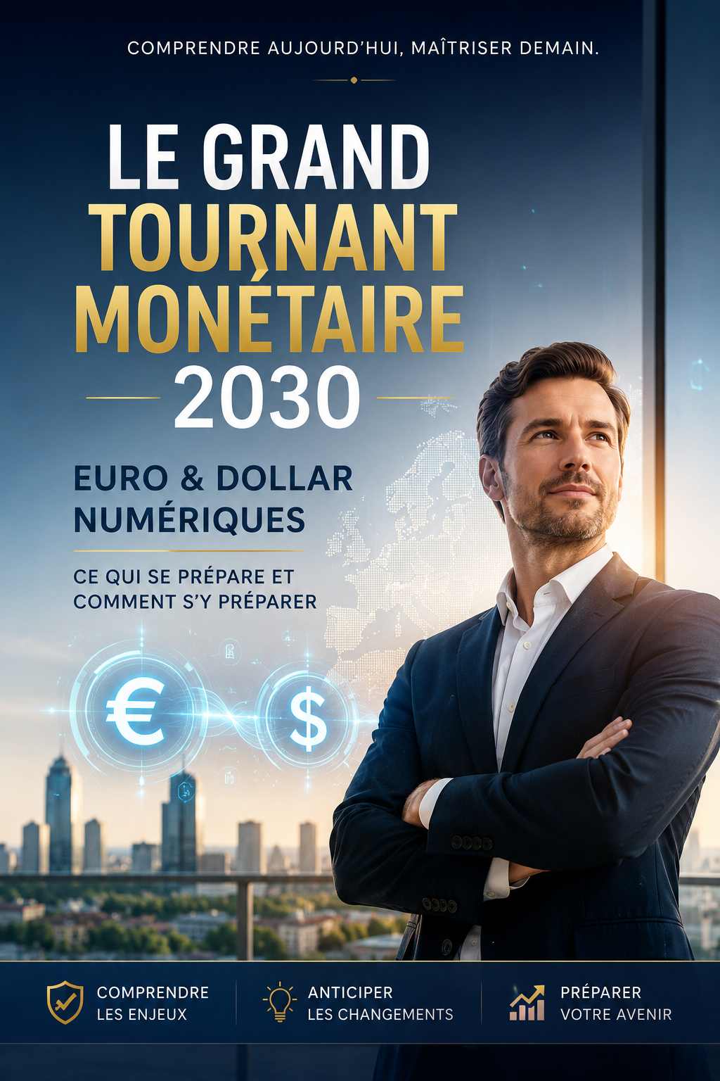 LE GRAND TOURNANT MONÉTAIRE 2030 - EURO & DOLLAR NUMÉRIQUE: ce qui se prépare et comment s'y préparer
