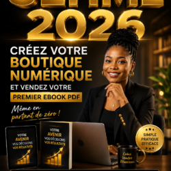 LE GUIDE ULTIME 2026 - CRÉER VOTRE BOUTIQUE NUMÉRIQUE ET VENDEZ VOTRE PREMIER EBOOK PDF, MÊME EN PARTANT DE ZÉRO