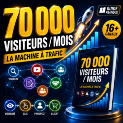 70 000 VISITEURS/MOIS™ — Construisez Votre Machine à Trafic en 24H pour Seulement 1 $